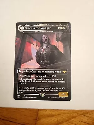 MTG Dracula The Voyager - Edgar Charmed Groom VOW Rare Normal #341 • $3.50