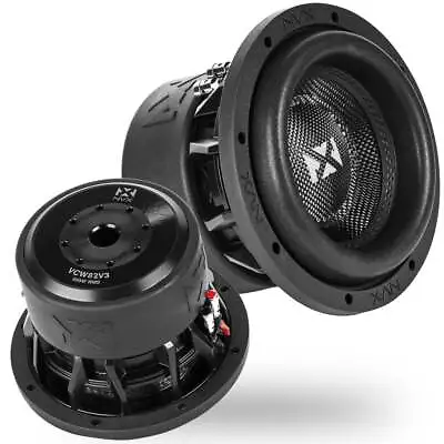 NVX VCW82v3 (VCW82 Version 3) | 1300W Dual 2-Ohm 8  Subwoofer • $119.99