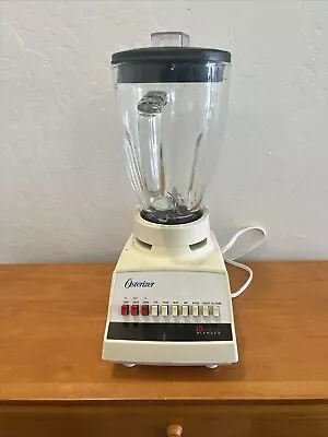 Vintage SUNBEAM Osterizer 10 Speed Blender 869-08N White • $40