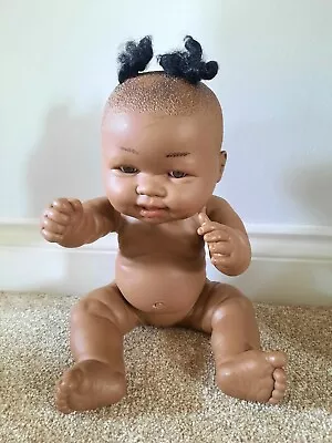 £24.99 • Buy ETHNIC Dark Skin GIRL DOLL Anatomically Correct Real Look Movable  FREEPOST 
