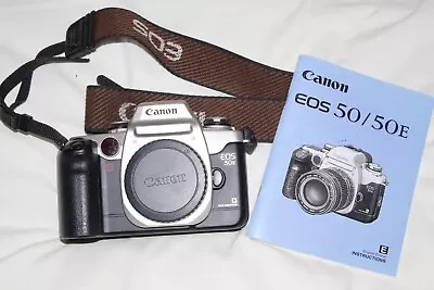 Canon EOS 50E SLR Film Camera Body With  Eye Control Autofocus New Battery • £29.99