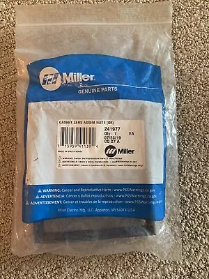 Miller 241977 Gasket Lens Assembly Elite (QR) Qty.1 • $13.99