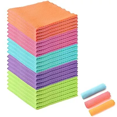 Nanoscale Cleaning Cloth Streak Free Miracle Cleaning Cloths For Window 20Pcs... • $24.08