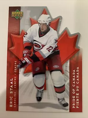 2007-08 McDonalds Upper Deck Pride Of Canada #PC5 Eric Staal Carolina Hurricanes • $1.81