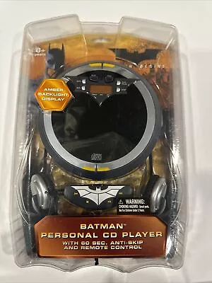RARE Batman Begins Portable CD Player - Sealed Mint Condition • $180