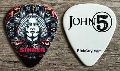 JOHN 5 = 2022 **Sinner Tour** VIP Signature Guitar Pick • $67