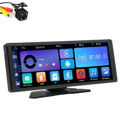 Car Radio Stereo Multimedia Player 10.26in Touch Screen FM W/4LED Rear Camera • $115.10