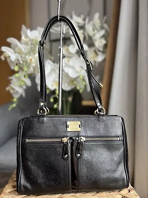 £37 • Buy MODALU PIPPA Black Small/ Medium Leather & Suede Shoulder Bag Handbag