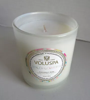 VOLUSPA Candle WILDFLOWERS Hand Poured Coconut Wax Maison Blanc 9.5 Oz • $19.99