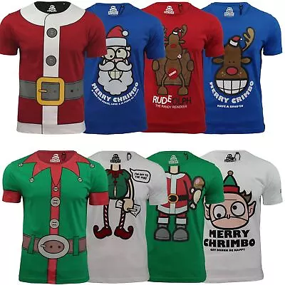 Mens Xmas/ Christmas T-Shirt By Xplicit Novelty Festive Prints • £4.95