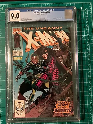 🍒 Uncanny X-Men #266 CGC 9.0 1st Appearance Of Gambit White Pages 🍒 • £132.70