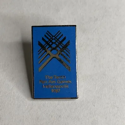 Tenth Pan Am Games 1987 Pin - Indianapolis Event • $7