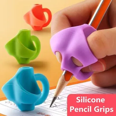 £4.12 • Buy New Aid Grip Posture Correction Tool Silicone Pencil Grips Training Grip Holder