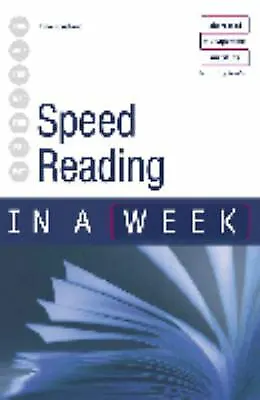 $4.50 • Buy Speed Reading In A Week Paperback Tina Konstant