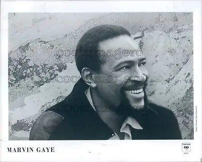Press Photo Handsome Smiling R&B Singer Legend Marvin Gaye • $15