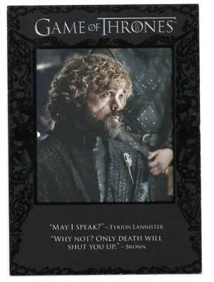 2022 Game Of Thrones Series Vol.2 Quotable Q88 Card • $2