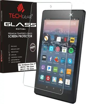 GLASS Edition Screen Protector For Previous Amazon Fire 7  Tablet (9Th Generatio • £5.57