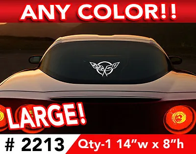 CORVETTE C5  LARGE CAR OR WALL DECAL STICKER 14 W X 8 H ANY 1 Color • $20.99