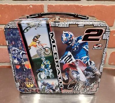 Jeremy McGrath Collectable Vintage Lunchbox Thermos Supercross Motocross MX • $49.89