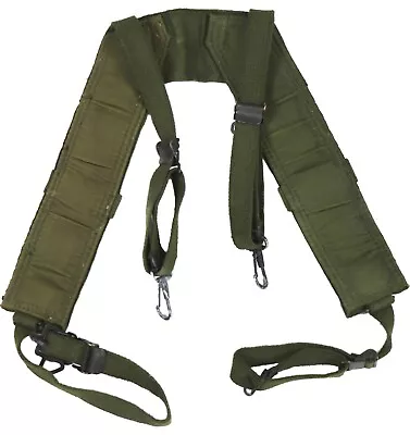 Belgian Military M56 Suspenders Individual Equipment Harness HStrap Belgium M-56 • $19.95