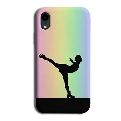 Ice Skating Phone Case Cover Skates Skater Figure Present Colourful Rainbow I657 • £14.95