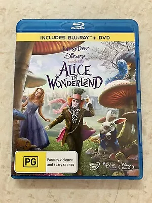 $0.99 • Buy Johnny Depp In Disney’s ALICE IN WONDERLAND DVD/blu-ray Set BLUDDY BARGAIN!