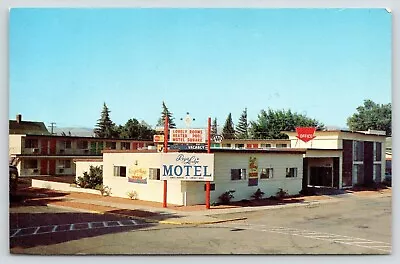 Ellensburg Washington~RegaLodge Motel~Mastercharge Sign~Office~Pool~1978 PC • $10