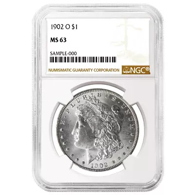 1902-O $1 Morgan Silver Dollar NGC MS63 Brown Label • $89.95