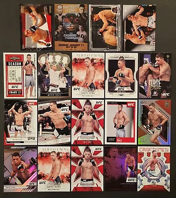 Lot Of 19 Different NATE DIAZ UFC MMA Cards 2010-2022 MMA1037 • $12.99