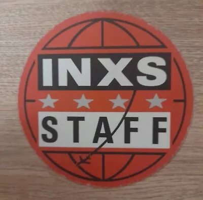 INXS 1988 Calling All Nations Tour Staff Backstage Pass • $20