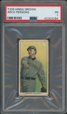 1909 T206 Arch Persons Nno Poor Rare Hindu Back Sl Psa 1 Montgomery Climbers • $1200