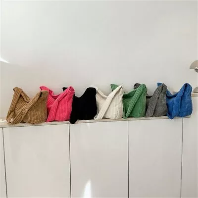 Soft Messenger Bag Solid Color Fluffy Handbags Shoulder Bags  Women Female • $18.09