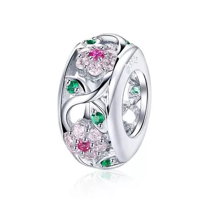 💖 Daisy Flower Garden Charm Bead Spring Floral Genuine 925 Sterling Silver 💖 • £15.95