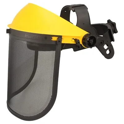 Face Mask Shield & Mesh Safety Visor Use With Chainsaws Brushcutters Strimmers • £9.99