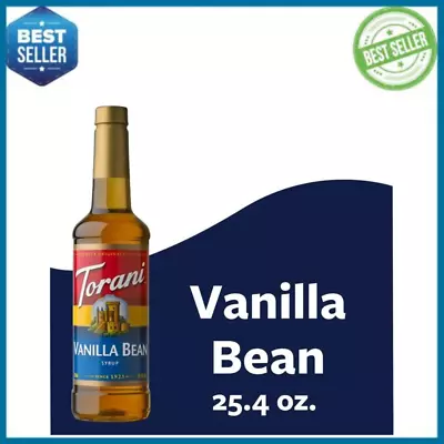 Torani Vanilla Bean Flavoring Syrup Coffee Flavoring Drink Mix 25.4 Oz • $10.99