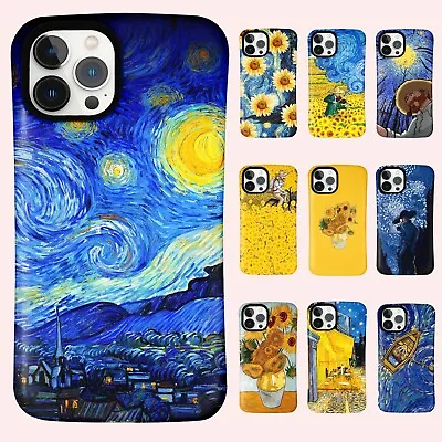 IPhone 15 14 Pro Max Case 13 12 11 SE IFace Shockproof Heavy Duty Van Gogh Cover • $9.99