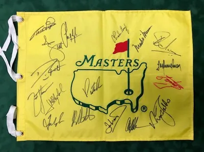 £2699.99 • Buy Undated Masters Golf Flag Signed Autograph 17 Winners AFTAL COA COODY, OLAZABAL