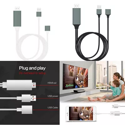 Phone To TV 1080P Universal HDMI HDTV AV Adapter Cable For Smart Phone & Tablets • $15.99