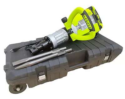 1600W Electric Demolition Jack Hammer Concrete Breaker 1520BPM W/ 2 Chisel Bits • $249.99