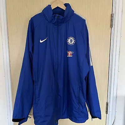 Men’s Nike Chelsea Football Club Carabao Blue Squad Winter Training Jacket • £34.99