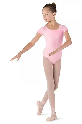 £9 • Buy Bloch CL5602 Candy Pink Short Sleeve Dance Ballet Leotard SALE