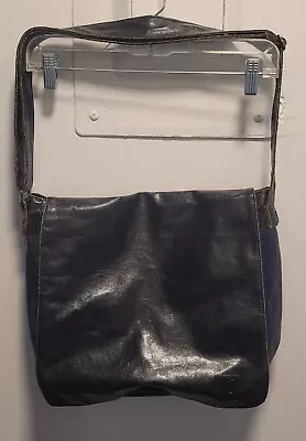 Vintage Y2K Black Marc Ecko Distressed Messenger Crossbody Bag ECKO588 • $20