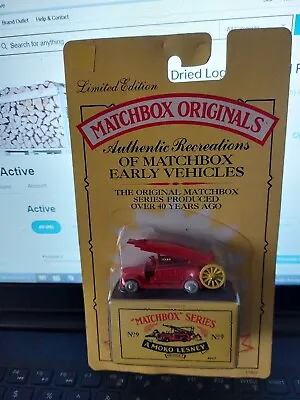 Matchbox Originals Authentic Recreations Limited Edition Fire Engine No 9 • £2.99