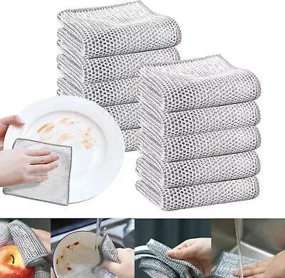 5PCS Multipurpose Wire Miracle Cleaning Cloths 2024 NEW • $8.99