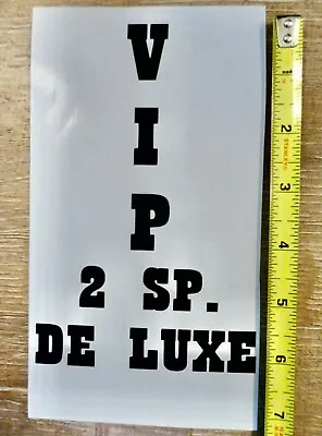 Garelli VIP 2 Speed De Luxe  Moped Scooter Tank Top Vinyl Decal Sticker Set • $15.50