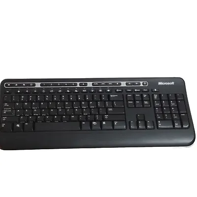 Microsoft 1000 Black Wireless Keyboard Model 1356 - NO Receiver • $12.99