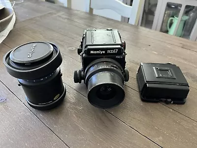 Mamiya RZ67 Pro II Medium Format SLR Film Camera With 90mm And 180mm Lenses • $800