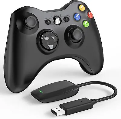 NEW Microsoft Xbox Wireless Controller W/Receiver For Xbox 360 Windows 10/11 PC • $21.49
