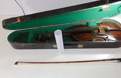 Old Old  Vintage German  Violin 4/4 Needs Love Dv91 • $51.05