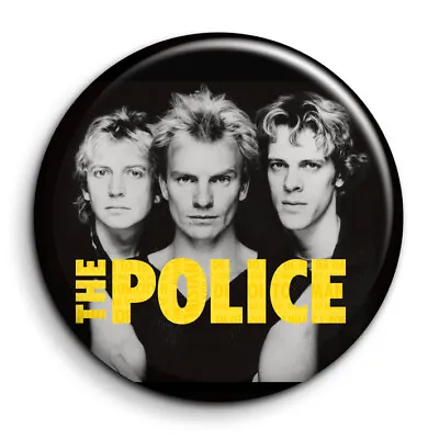The Police Sting Rock Singer Music Badge Pin 38mm Button Pin • $1.59